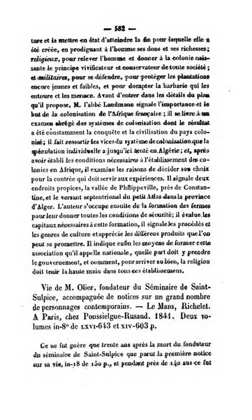 Revue de bibliographie analytique, ou Compte rendu des ouvrages scientifiques et de haute litterature publies en France et a l'etranger ...