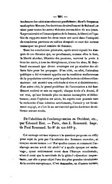 Revue de bibliographie analytique, ou Compte rendu des ouvrages scientifiques et de haute litterature publies en France et a l'etranger ...