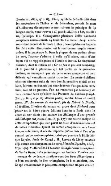 Revue de bibliographie analytique, ou Compte rendu des ouvrages scientifiques et de haute litterature publies en France et a l'etranger ...