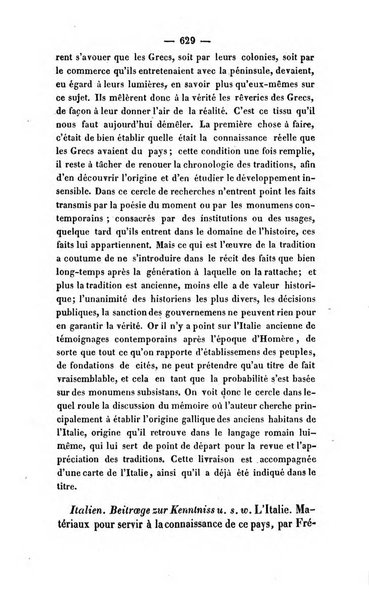 Revue de bibliographie analytique, ou Compte rendu des ouvrages scientifiques et de haute litterature publies en France et a l'etranger ...