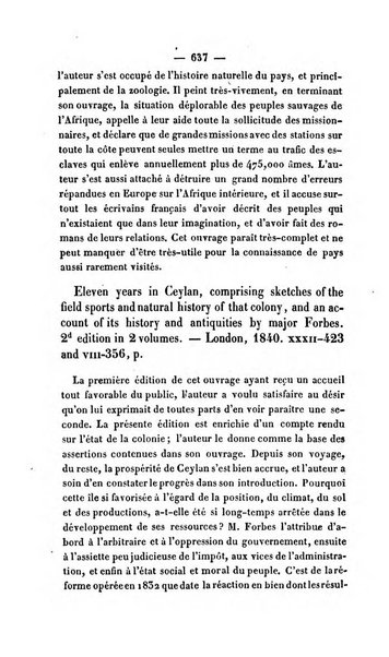 Revue de bibliographie analytique, ou Compte rendu des ouvrages scientifiques et de haute litterature publies en France et a l'etranger ...