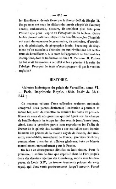 Revue de bibliographie analytique, ou Compte rendu des ouvrages scientifiques et de haute litterature publies en France et a l'etranger ...