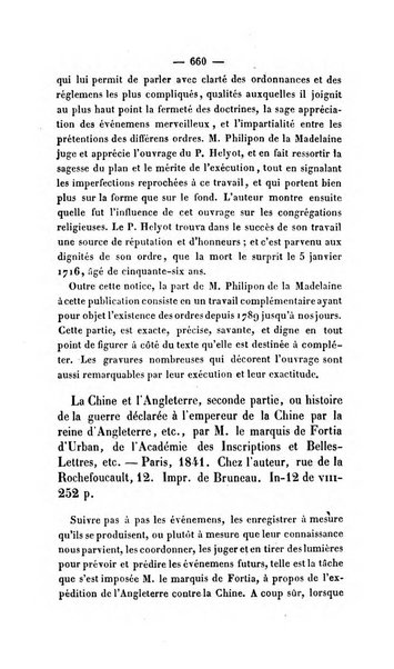 Revue de bibliographie analytique, ou Compte rendu des ouvrages scientifiques et de haute litterature publies en France et a l'etranger ...