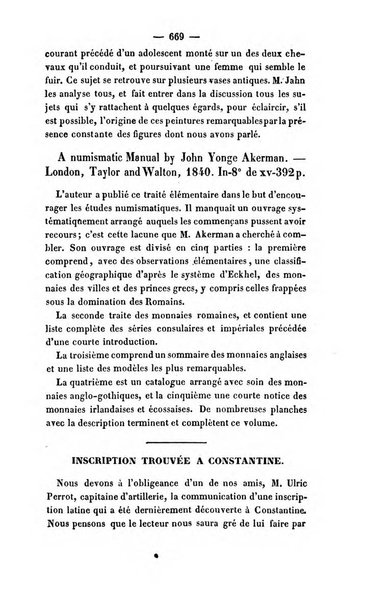 Revue de bibliographie analytique, ou Compte rendu des ouvrages scientifiques et de haute litterature publies en France et a l'etranger ...