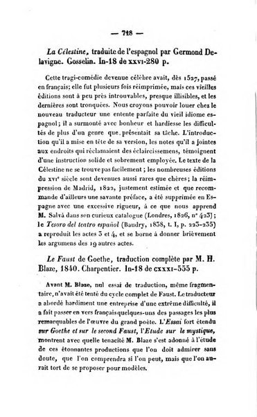 Revue de bibliographie analytique, ou Compte rendu des ouvrages scientifiques et de haute litterature publies en France et a l'etranger ...