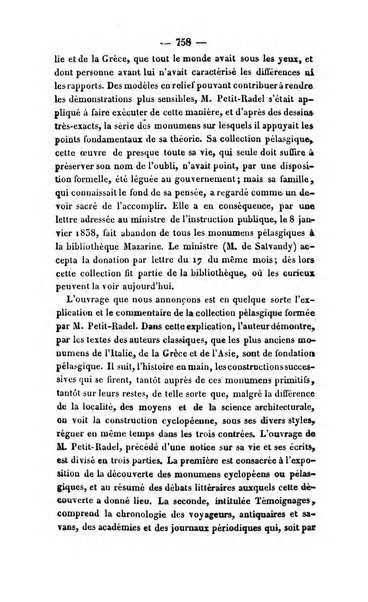 Revue de bibliographie analytique, ou Compte rendu des ouvrages scientifiques et de haute litterature publies en France et a l'etranger ...