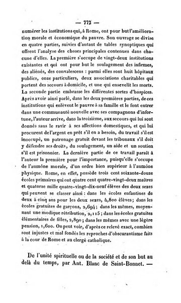 Revue de bibliographie analytique, ou Compte rendu des ouvrages scientifiques et de haute litterature publies en France et a l'etranger ...