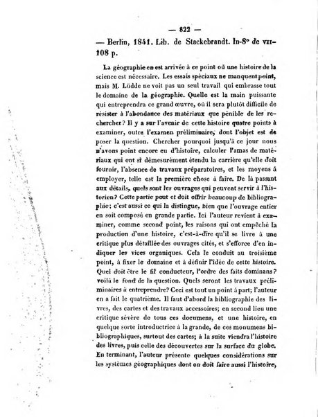 Revue de bibliographie analytique, ou Compte rendu des ouvrages scientifiques et de haute litterature publies en France et a l'etranger ...