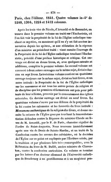 Revue de bibliographie analytique, ou Compte rendu des ouvrages scientifiques et de haute litterature publies en France et a l'etranger ...