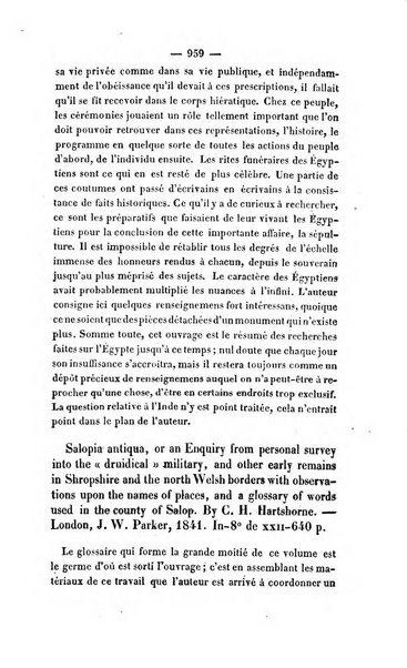 Revue de bibliographie analytique, ou Compte rendu des ouvrages scientifiques et de haute litterature publies en France et a l'etranger ...