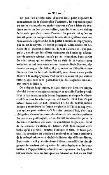 Revue de bibliographie analytique, ou Compte rendu des ouvrages scientifiques et de haute litterature publies en France et a l'etranger ...