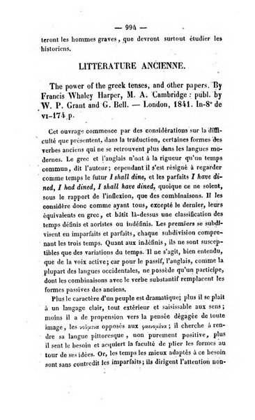 Revue de bibliographie analytique, ou Compte rendu des ouvrages scientifiques et de haute litterature publies en France et a l'etranger ...