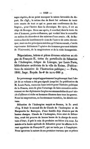 Revue de bibliographie analytique, ou Compte rendu des ouvrages scientifiques et de haute litterature publies en France et a l'etranger ...