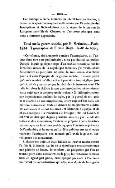 Revue de bibliographie analytique, ou Compte rendu des ouvrages scientifiques et de haute litterature publies en France et a l'etranger ...