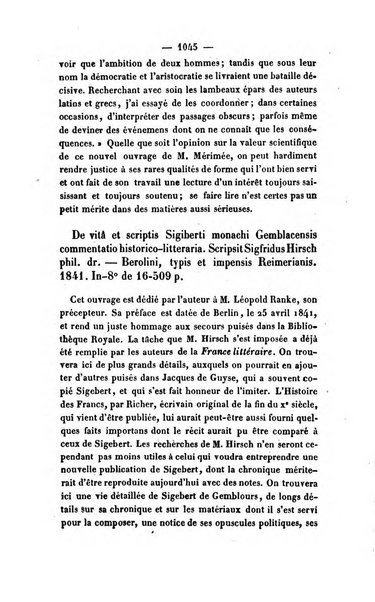 Revue de bibliographie analytique, ou Compte rendu des ouvrages scientifiques et de haute litterature publies en France et a l'etranger ...