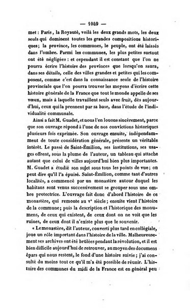 Revue de bibliographie analytique, ou Compte rendu des ouvrages scientifiques et de haute litterature publies en France et a l'etranger ...