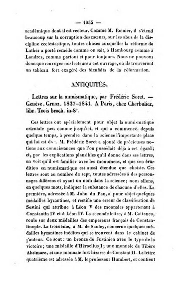 Revue de bibliographie analytique, ou Compte rendu des ouvrages scientifiques et de haute litterature publies en France et a l'etranger ...