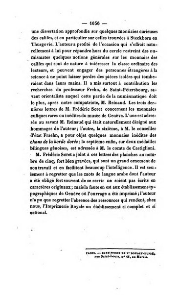 Revue de bibliographie analytique, ou Compte rendu des ouvrages scientifiques et de haute litterature publies en France et a l'etranger ...