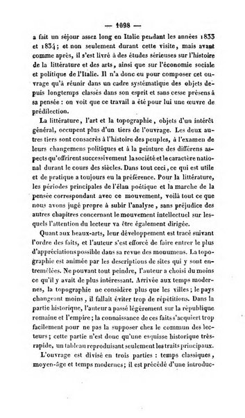 Revue de bibliographie analytique, ou Compte rendu des ouvrages scientifiques et de haute litterature publies en France et a l'etranger ...