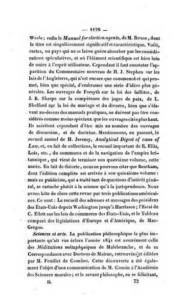 Revue de bibliographie analytique, ou Compte rendu des ouvrages scientifiques et de haute litterature publies en France et a l'etranger ...