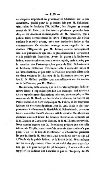 Revue de bibliographie analytique, ou Compte rendu des ouvrages scientifiques et de haute litterature publies en France et a l'etranger ...