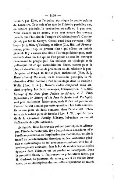 Revue de bibliographie analytique, ou Compte rendu des ouvrages scientifiques et de haute litterature publies en France et a l'etranger ...