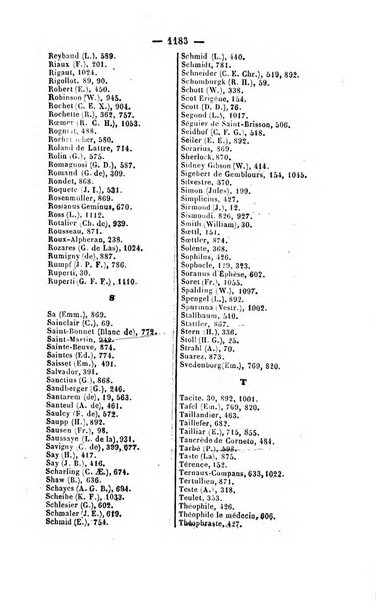 Revue de bibliographie analytique, ou Compte rendu des ouvrages scientifiques et de haute litterature publies en France et a l'etranger ...