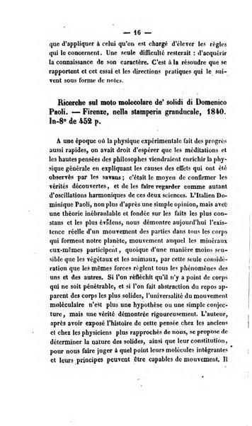 Revue de bibliographie analytique, ou Compte rendu des ouvrages scientifiques et de haute litterature publies en France et a l'etranger ...