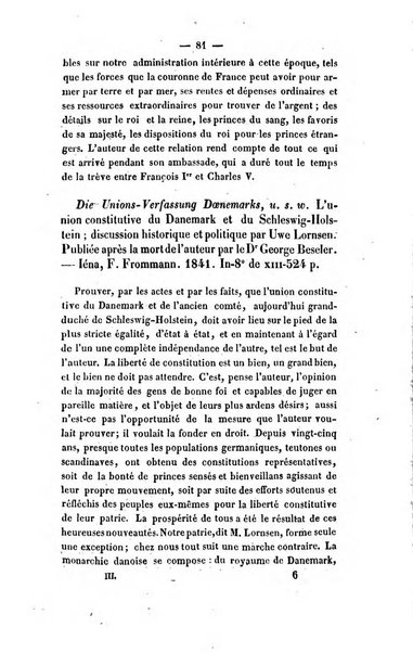 Revue de bibliographie analytique, ou Compte rendu des ouvrages scientifiques et de haute litterature publies en France et a l'etranger ...