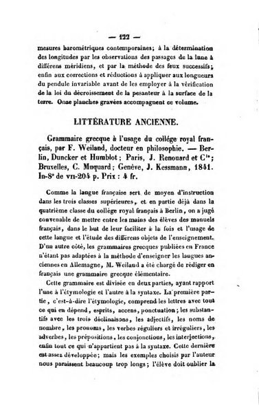 Revue de bibliographie analytique, ou Compte rendu des ouvrages scientifiques et de haute litterature publies en France et a l'etranger ...