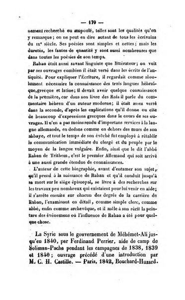 Revue de bibliographie analytique, ou Compte rendu des ouvrages scientifiques et de haute litterature publies en France et a l'etranger ...