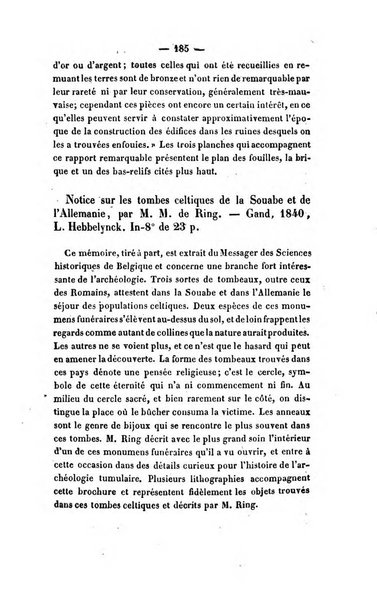 Revue de bibliographie analytique, ou Compte rendu des ouvrages scientifiques et de haute litterature publies en France et a l'etranger ...