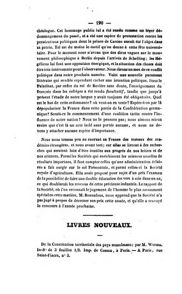 Revue de bibliographie analytique, ou Compte rendu des ouvrages scientifiques et de haute litterature publies en France et a l'etranger ...