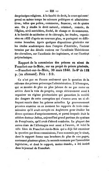 Revue de bibliographie analytique, ou Compte rendu des ouvrages scientifiques et de haute litterature publies en France et a l'etranger ...