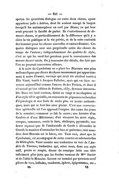 Revue de bibliographie analytique, ou Compte rendu des ouvrages scientifiques et de haute litterature publies en France et a l'etranger ...