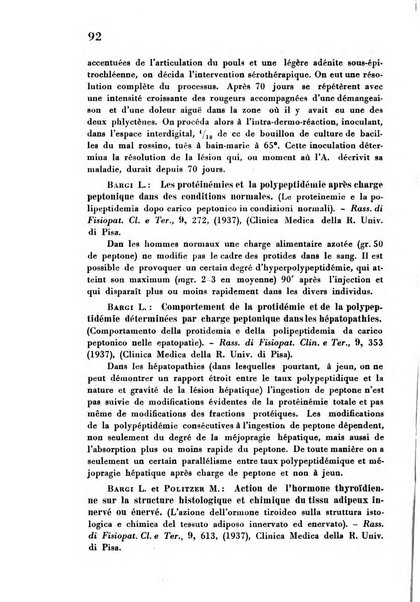 Revue des archives italiennes de biologie