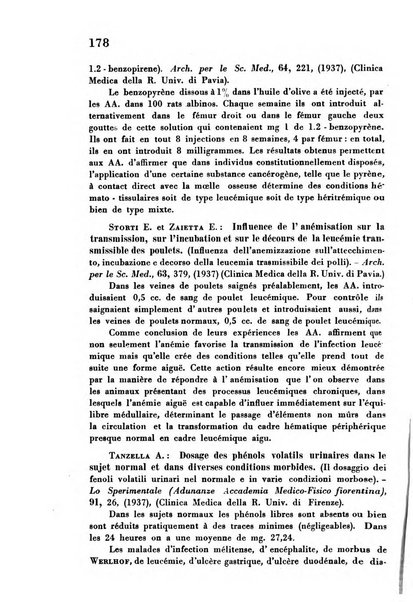 Revue des archives italiennes de biologie