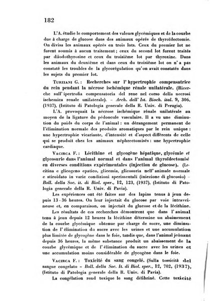 Revue des archives italiennes de biologie