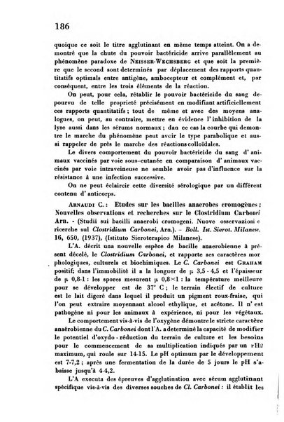 Revue des archives italiennes de biologie