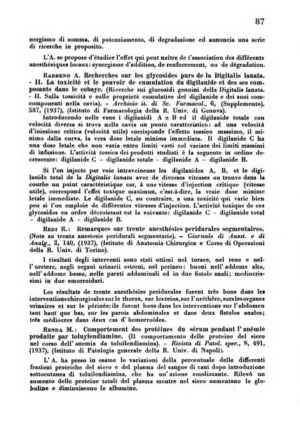 Revue des archives italiennes de biologie