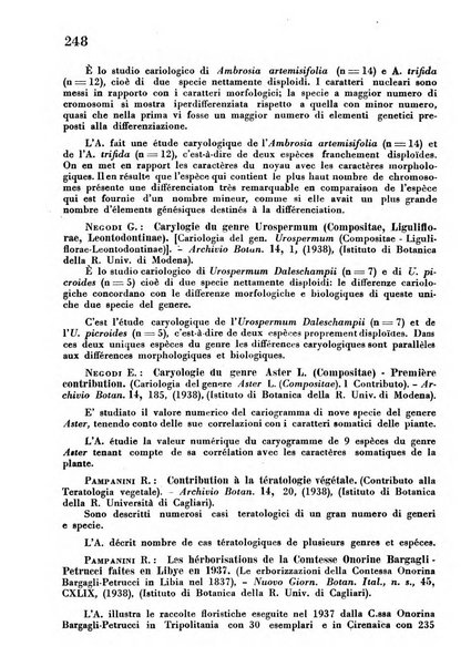 Revue des archives italiennes de biologie