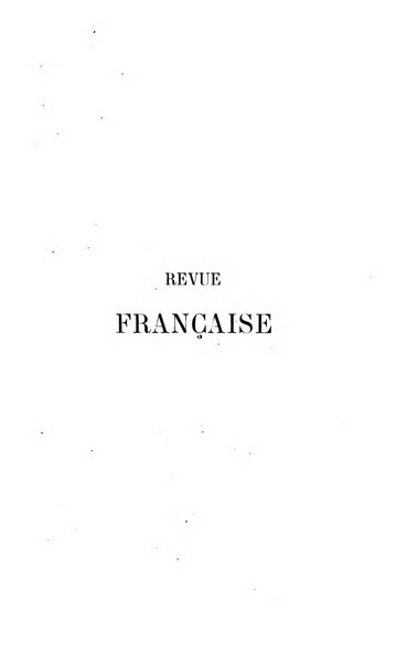 Revue francaise