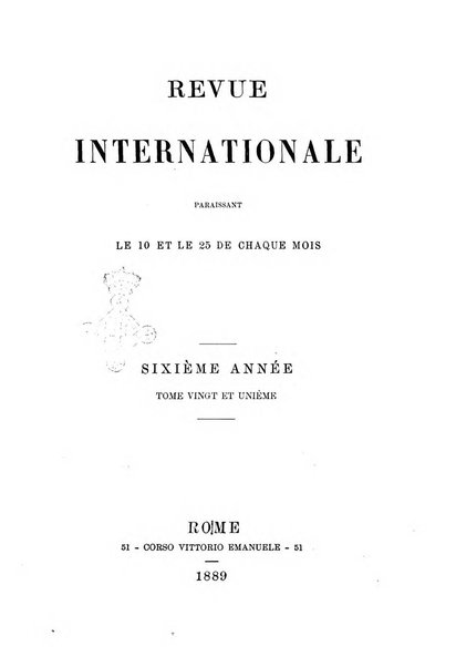 Revue internationale