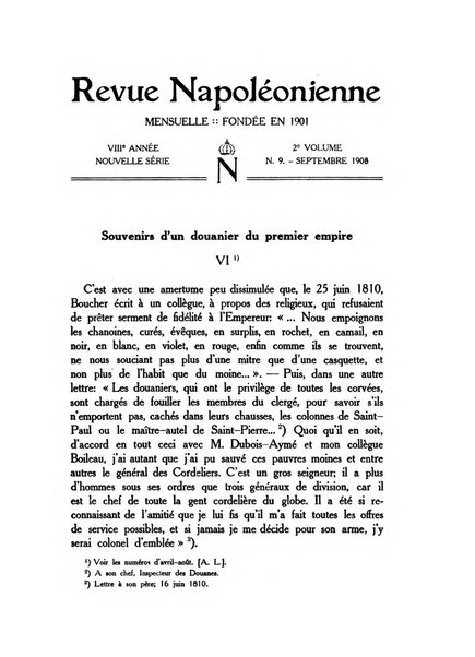 Revue napoleonienne