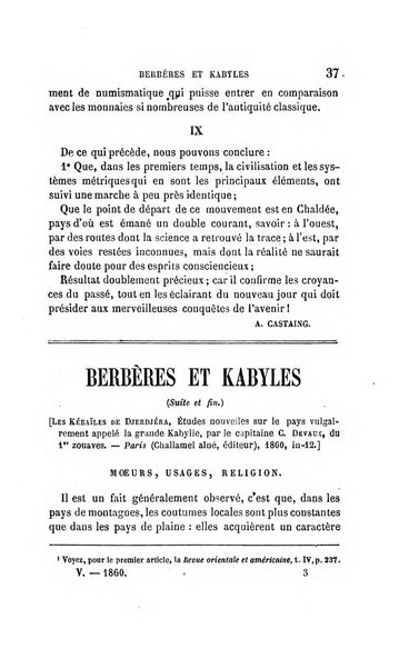 Revue orientale et americaine