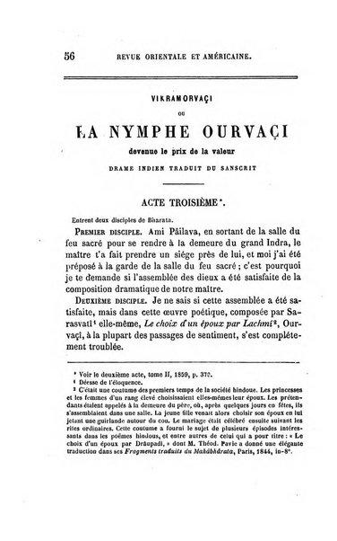 Revue orientale et americaine