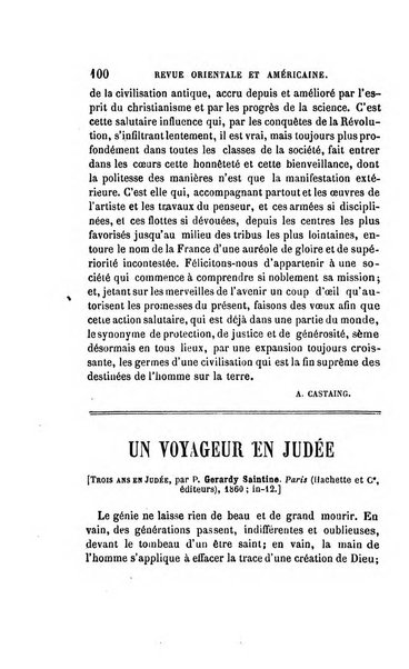 Revue orientale et americaine