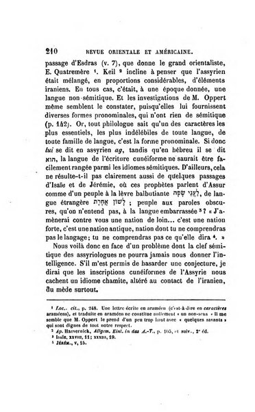 Revue orientale et americaine