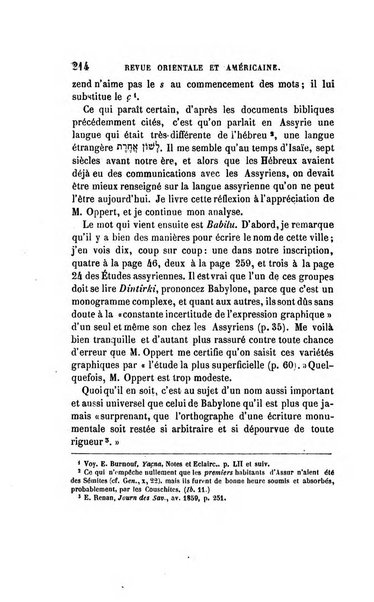 Revue orientale et americaine