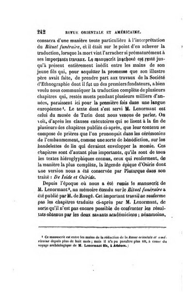 Revue orientale et americaine